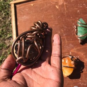 Art copper crystal jewelry